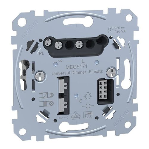 Dimmer per illuminazione - MEG5171-0000 - Merten GmbH - a bascula / elettronico / ad incasso
