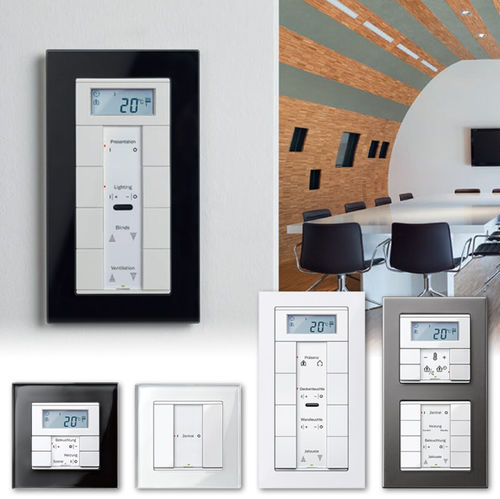 Tastiera di controllo per sistema domotico - 2 - Merten GmbH - per impianti di riscaldamento / per lampadario / per aria condizionata