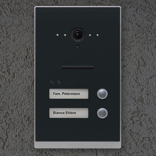 Videocitofono bianco - TWINBUS IP - Merten GmbH - grigio / residenziale / per casa