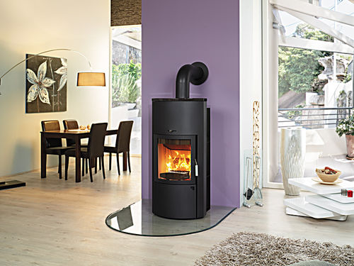 Stufa a legna - 29 H GT ECOPLUS - Hark GmbH & Co. KG - contemporanea / in metallo / in maiolica