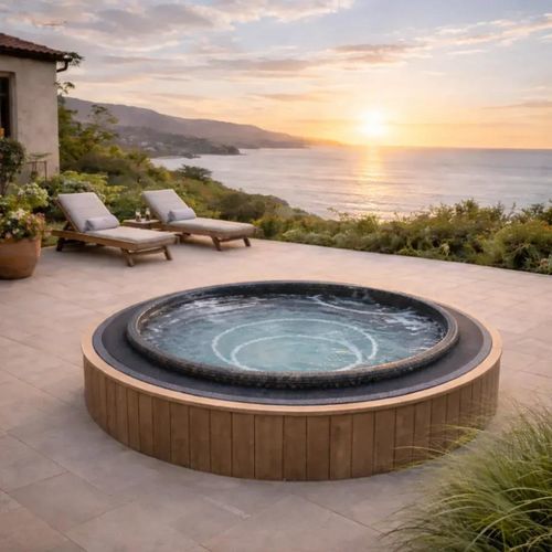 Spa da incasso - TILED 280 - Aquavia Spa - ad incasso / circolare / 7 posti