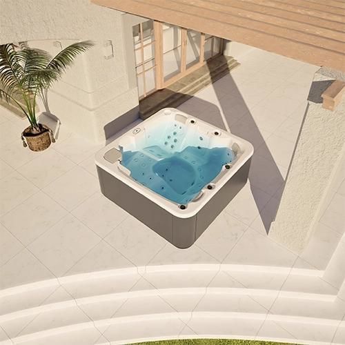 Spa da incasso - FEEL - Aquavia Spa - fuoriterra / quadrata / 4 posti