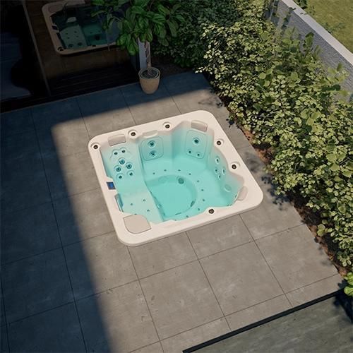 Spa da incasso - MALLORCA - Aquavia Spa - quadrata / 6 posti / 5 posti