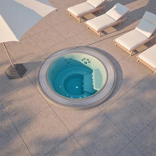 Spa da incasso - OASIS 40 - Aquavia Spa - rotonda / 6 posti / 4 posti