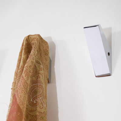 Appendiabiti da parete contemporaneo - 373001_ _ _ - Pomd'or - in metallo cromato / individuale / da bagno