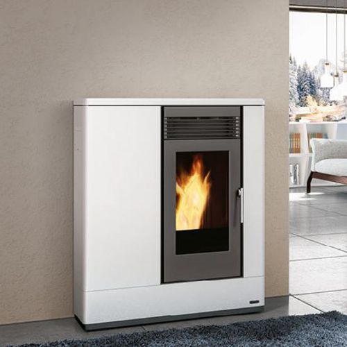 Termostufa a pellet - P185 TH - Piazzetta - 5 kW...10 kW / 10 kW...20 kW / multicombustibile