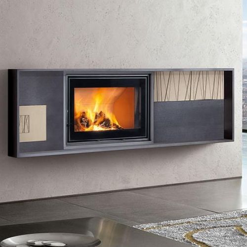 Rivestimento per camini contemporaneo - WAYS - Piazzetta - in maiolica / a doppia faccia / fatto a mano