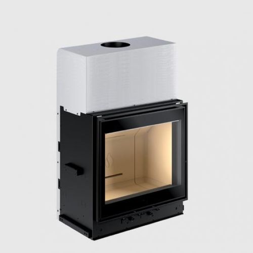 Focolare chiuso a legna - MC 65/60 PLUS - Piazzetta - a 1 faccia / in acciaio / in ceramica