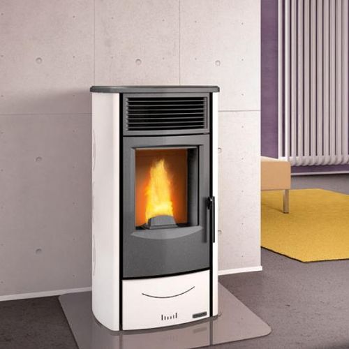 Termostufa a pellet - P163 TH - Piazzetta - 0 - 5 kW / 10 kW...20 kW / multicombustibile