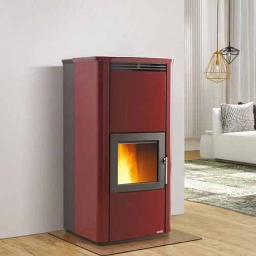 Termostufa a pellet -  P188 TH - Piazzetta - 5 kW...10 kW / 10 kW...20 kW / multicombustibile