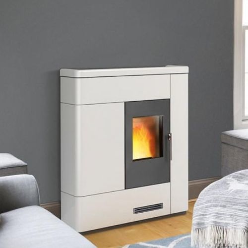 Stufa a pellet - P136 - Piazzetta - 0 - 5 kW / 5 kW...10 kW / multicombustibile