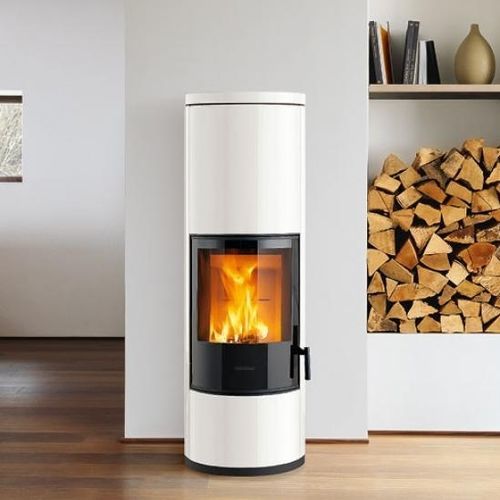 Stufa a legna - E924-H - Piazzetta - 5 kW...10 kW / da appoggio / contemporanea