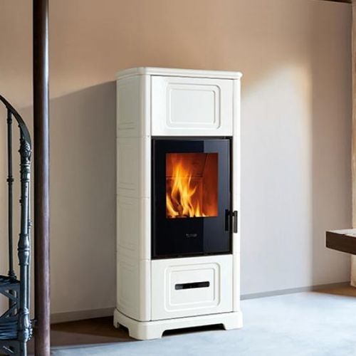 Stufa a legna - E928 C - Piazzetta - 5 kW...10 kW / 10 kW...20 kW / da appoggio