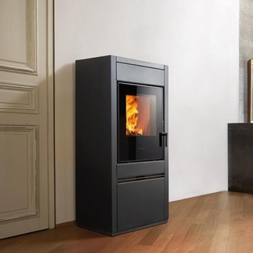 Stufa a legna - E128 A - Piazzetta - 5 kW...10 kW / 10 kW...20 kW / da appoggio