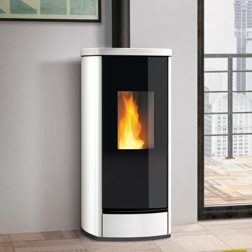 Stufa a pellet - P220 M - Piazzetta - 8.5 kW / da appoggio / contemporanea