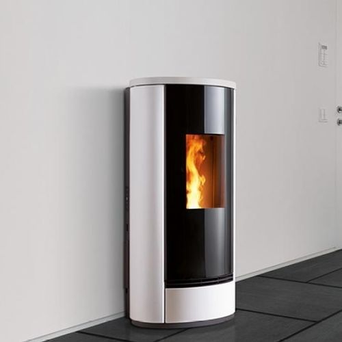 Stufa a pellet - P220 T - Piazzetta - 8.5 kW / multicombustibile / da appoggio