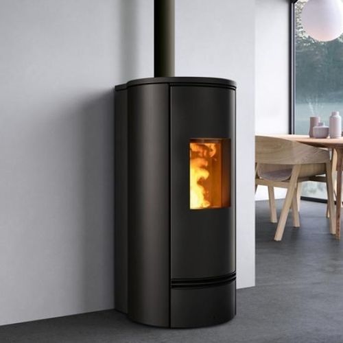 Stufa a pellet - P920 T - Piazzetta - 0 - 5 kW / 5 kW...10 kW / multicombustibile