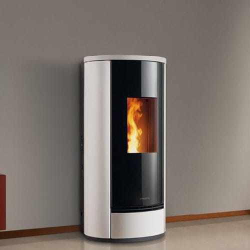 Stufa a pellet - P230 T STEEL - Piazzetta - 5 kW...10 kW / 0 - 5 kW / 11 kW