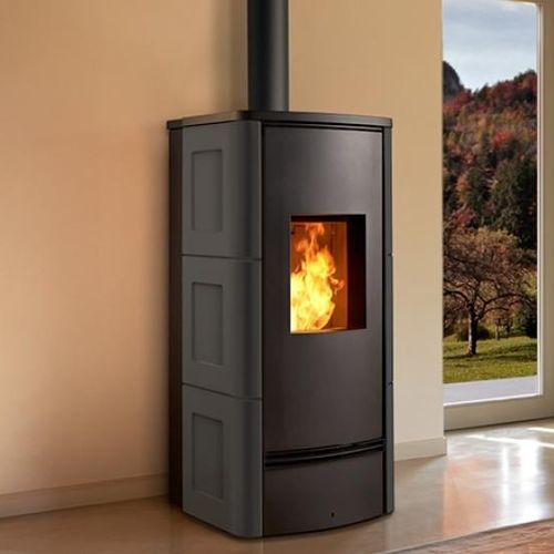 Stufa a pellet - P920 C - Piazzetta - 0 - 5 kW / 5 kW...10 kW / multicombustibile
