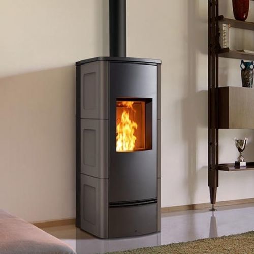 Stufa a pellet - P930 C - Piazzetta - 0 - 5 kW / 5 kW...10 kW / multicombustibile