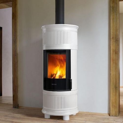 Stufa a legna - E929 C - Piazzetta - 5 kW...10 kW / da appoggio / contemporanea