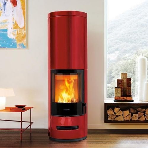 Stufa a legna -  E929 M-H - Piazzetta - 5 kW...10 kW / da appoggio / contemporanea