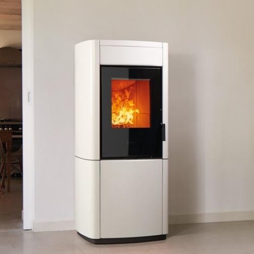 Stufa ibrida - E228 M - Piazzetta - a legna / a pellet / 0 - 5 kW