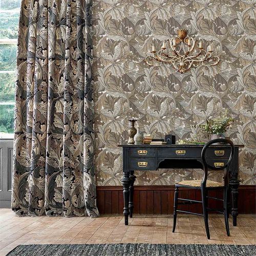 Tessuto da tappezzeria - ACANTHUS - MORRIS & Co. - per tende / per tende a rullo / con motivi naturali