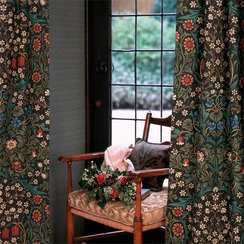 Tessuto da tappezzeria - BLACKTHORN - MORRIS & Co. - per tende / per tende a rullo / con motivi naturali