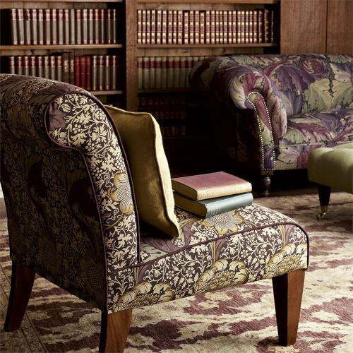 Tessuto da tappezzeria - KENNET - MORRIS & Co. - per tende / per tende a rullo / a fiori