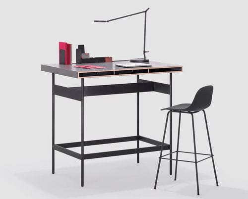Tavolo da lavoro contemporaneo - STUDIO FACT HIGH - Bene GmbH - in rovere / in castagno / in melaminico