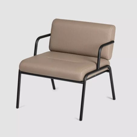 Poltrona contemporanea - CASUAL - Bene GmbH - in tessuto / in pelle / in metallo