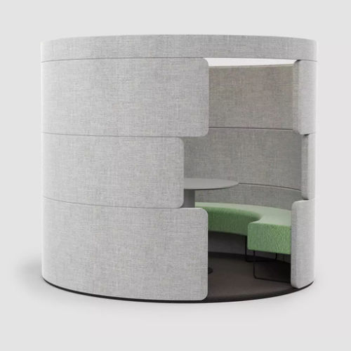 Isola di privacy per ufficio acustica - PARCS TOGUNA LOW - Bene GmbH - per riunioni / in pelle / in MDF
