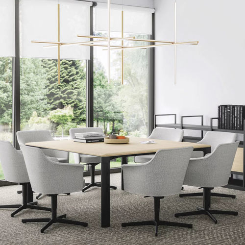 Sedia visitatore contemporanea - PORTS - Bene GmbH - da interno / in tessuto / con supporto in metallo