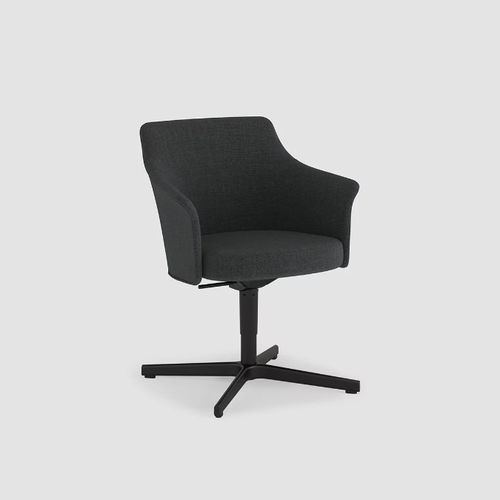 Sedia visitatore contemporanea - PORTS - Bene GmbH - da interno / in tessuto / con supporto in metallo