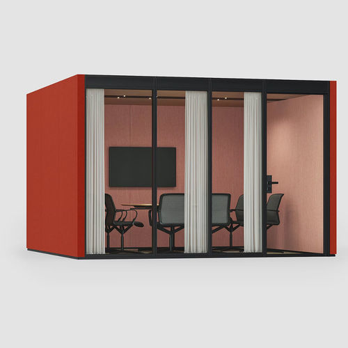 Isola di privacy per ufficio acustica - NOOXS THINK TANK - Bene GmbH - vetrata