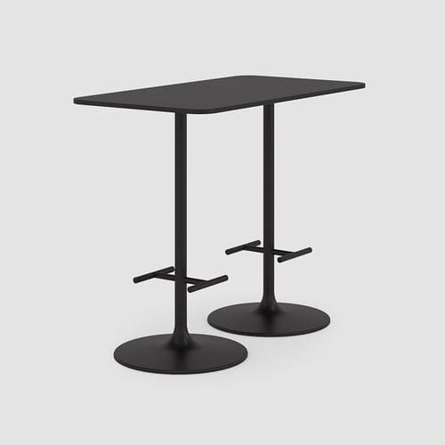 Tavolo alto contemporaneo - CASUAL Table high - Bene GmbH - in Fenix NTM / con supporto in acciaio verniciato a polvere / rettangolare