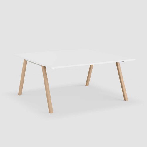 Tavolo da riunione contemporaneo - DELTA WORKBENCH - Bene GmbH - in rovere / in legno massiccio / in quercia naturale