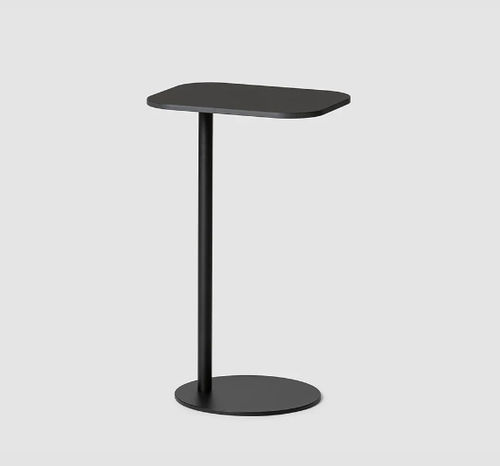 Tavolo d'appoggio contemporaneo - C-SIDE - Bene GmbH - in acciaio con rivestimento a polvere / in melaminico / con supporto in metallo