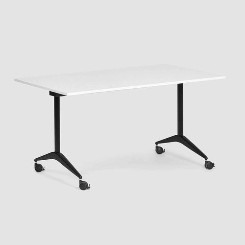 Tavolo moderno - FLEX Schwenktisch - Bene GmbH - in melaminico / con supporto in alluminio / rettangolare
