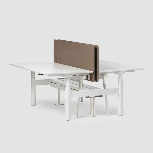 Scrivania per open space - LEVEL LIFT TWIN - Bene GmbH - da terra / da 2 persone / contemporanea