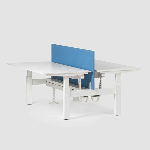 Scrivania per open space - LEVEL PURE TWIN - Bene GmbH - da terra / da 2 persone / individuale