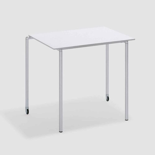 Tavolo per corsi di formazione contemporaneo - MOBILE_COM TABLE - Bene GmbH - impiallacciato in legno / in melaminico / con supporto in metallo