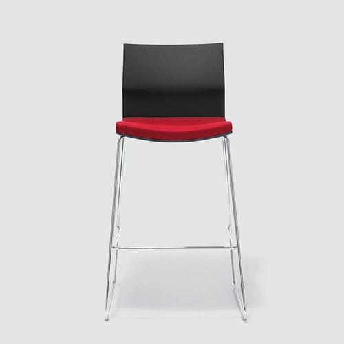 Sedia alta contemporanea - B_SIDE - Bene GmbH - da interno / in tessuto / in ecopelle