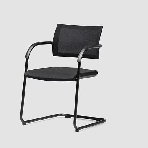 Sedia visitatore design minimalista - B_CAUSE - Bene GmbH - da interno / in plastica / in tessuto