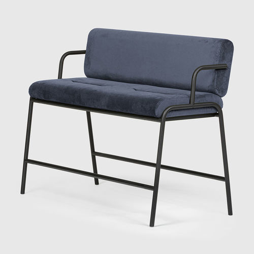 Panca contemporanea - CASUAL MEDIUM - Bene GmbH - in tessuto / in metallo / con schienale