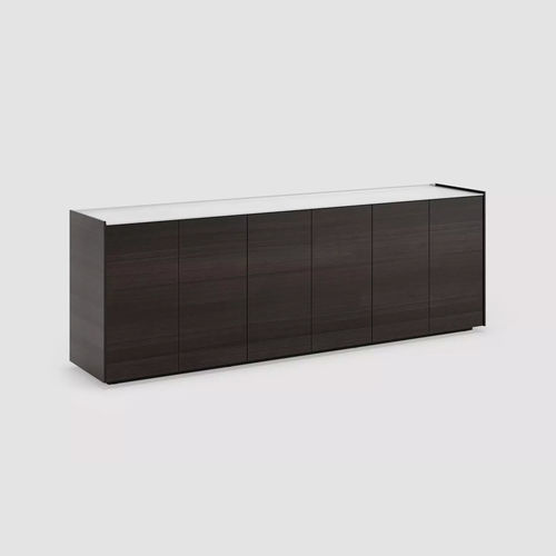 Armadio classificatore basso - AL-K STAURAUM - Bene GmbH - impiallacciato in legno / in alluminio / in vetro