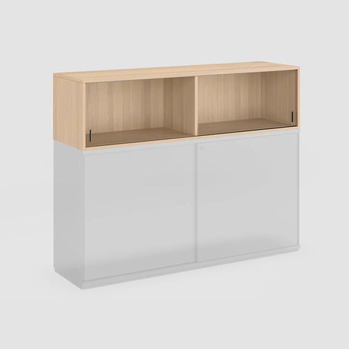 Armadio classificatore basso - CUBE_S BOX - Bene GmbH - in melaminico / in vetro / con porta scorrevole