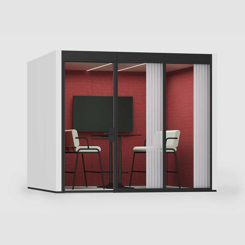 Isola di privacy per ufficio acustica - NOOXS THINK TANK - Bene GmbH - vetrata