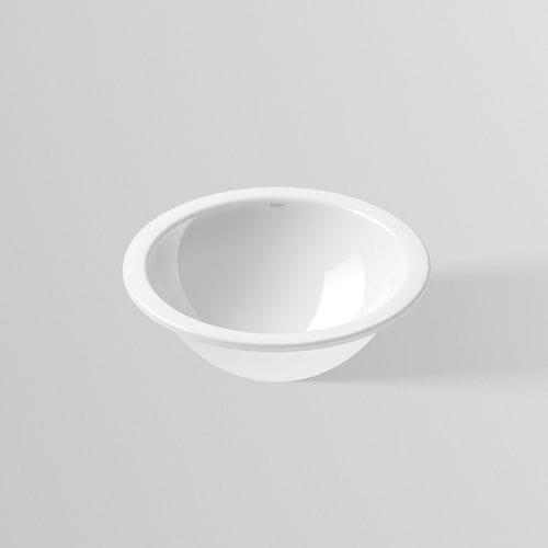 Lavabo sottopiano - UB.K SERIES - Alape - in acciaio vetrificato / con piano integrato / antibatterico
